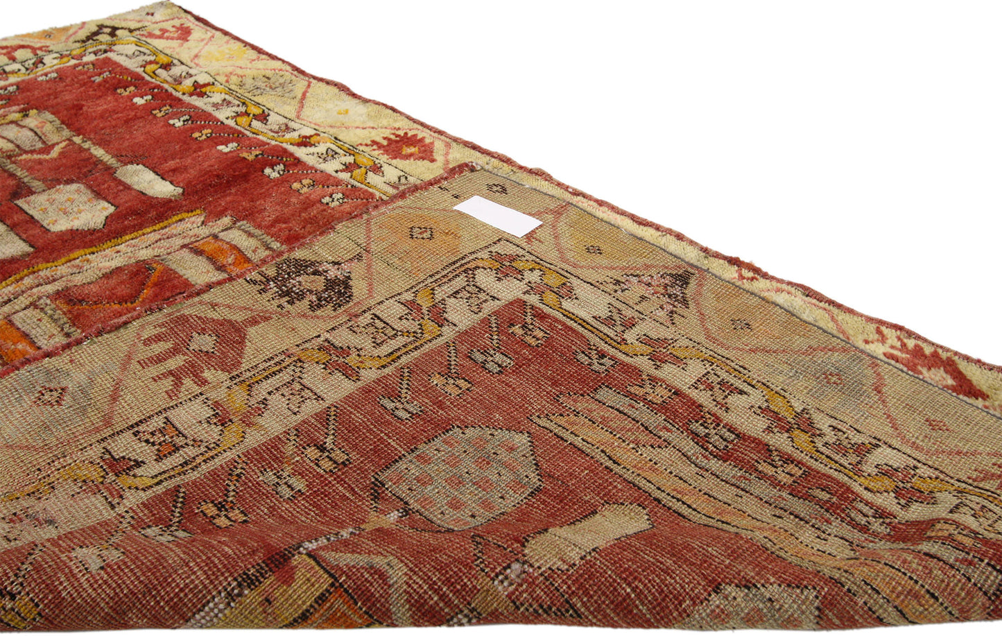 3 x 5 Vintage Anatolian Kirsehir Prayer Rug 52295