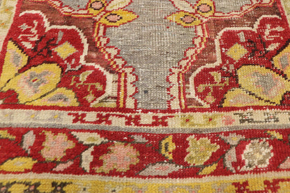 3 x 10 Vintage Turkish Oushak Runner 52296