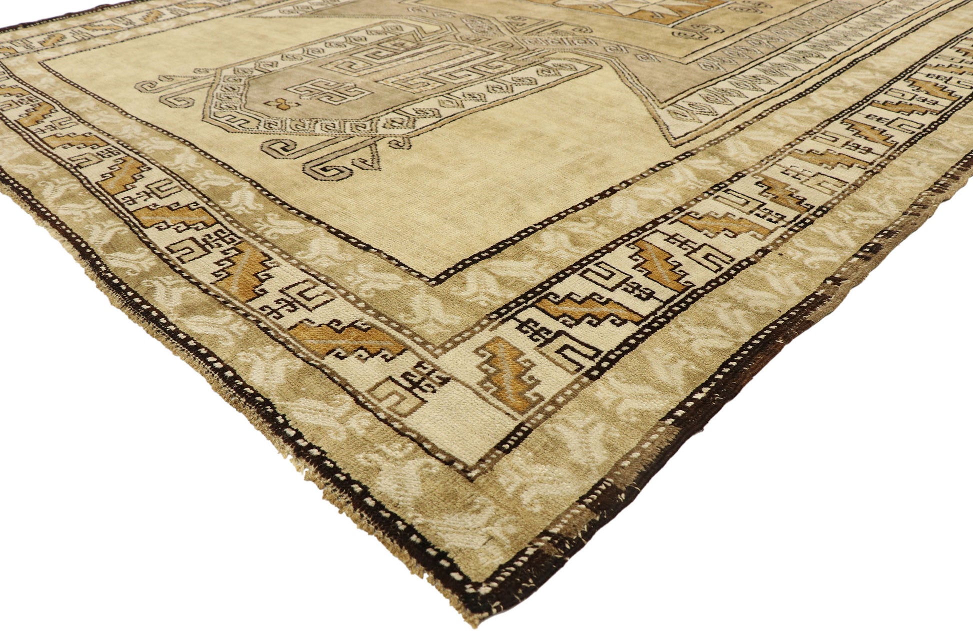 7 x 9 Vintage Turkish Kars Rug 52297