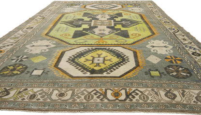 8 x 13 Vintage Turkish Oushak Rug 52298