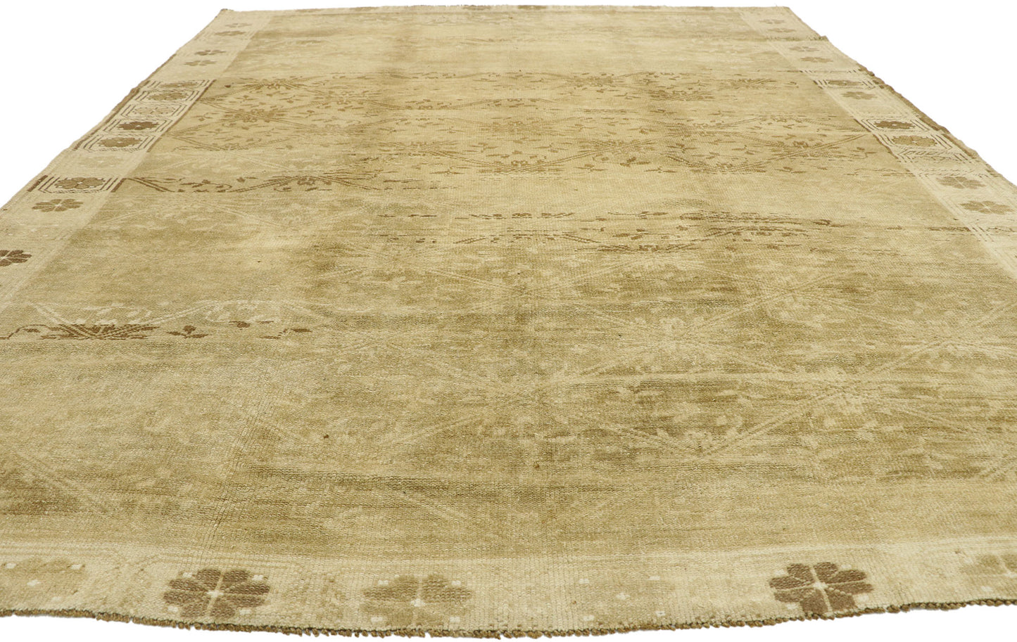 8 x 10 Vintage Oushak Rug 52302