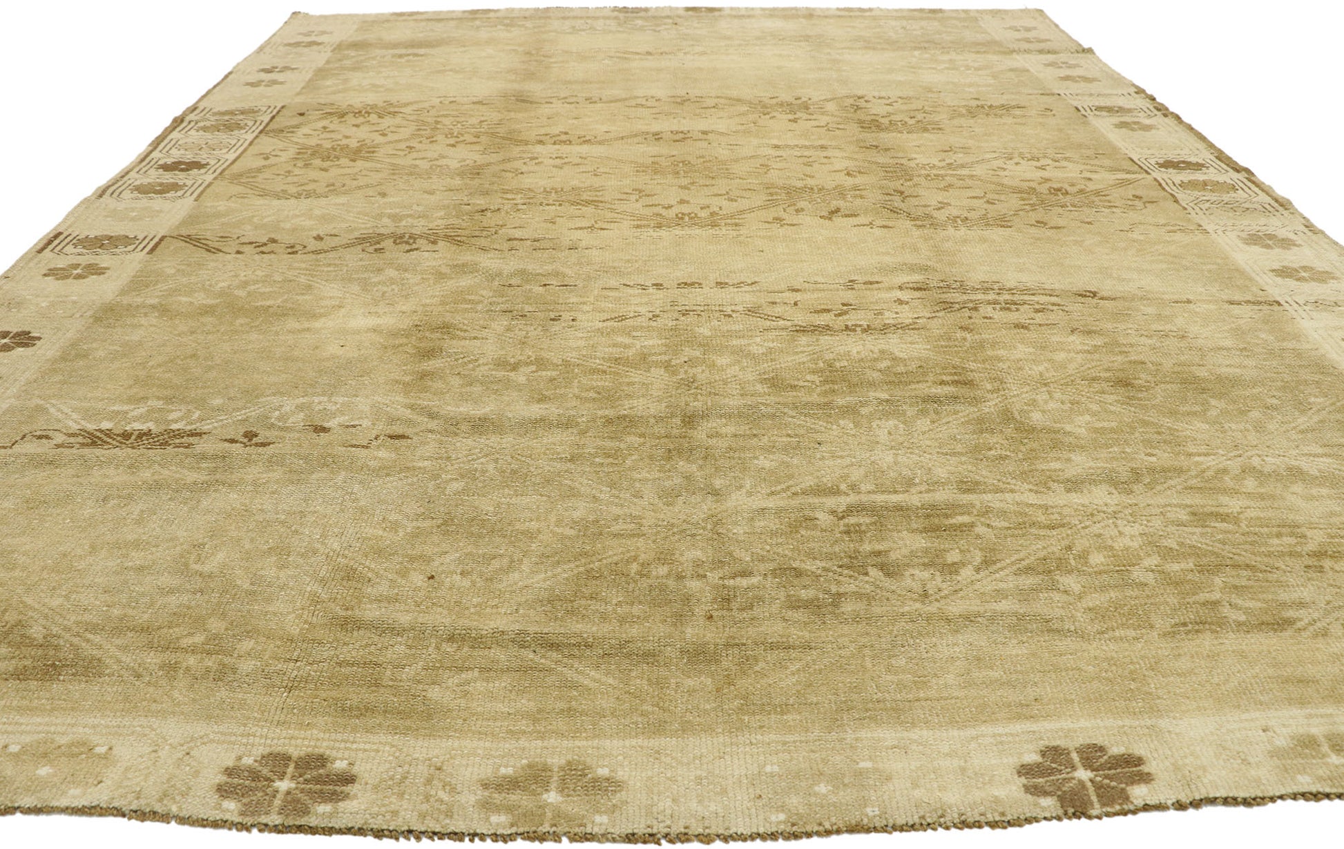 8 x 10 Vintage Oushak Rug 52302