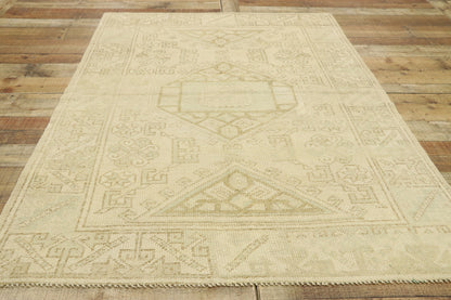 4 x 6 Vintage Oushak Rug 52304