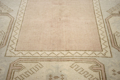 4 x 7 Vintage Turkish Oushak Rug 52306