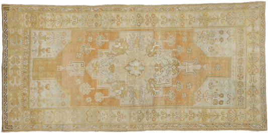 4 x 8 Vintage Oushak Rug 52307