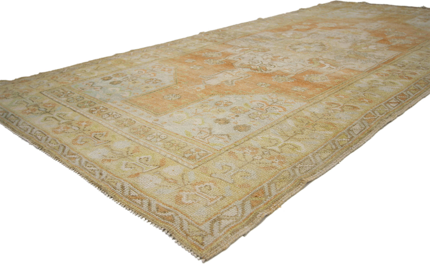 4 x 8 Vintage Oushak Rug 52307