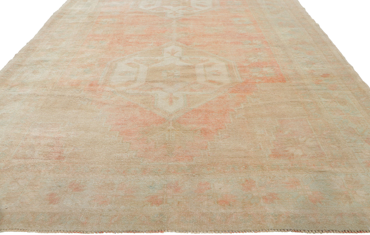 6 x 13 Vintage Oushak Rug 52308