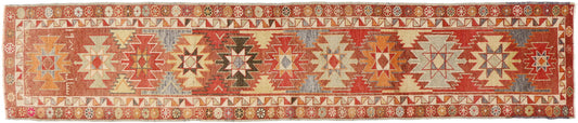 3 x 12 Vintage Oushak Rug 52313