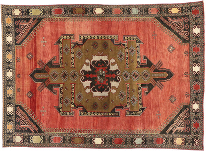 7 x 10 Vintage Oushak Rug 52315
