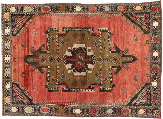 7 x 10 Vintage Oushak Rug 52315
