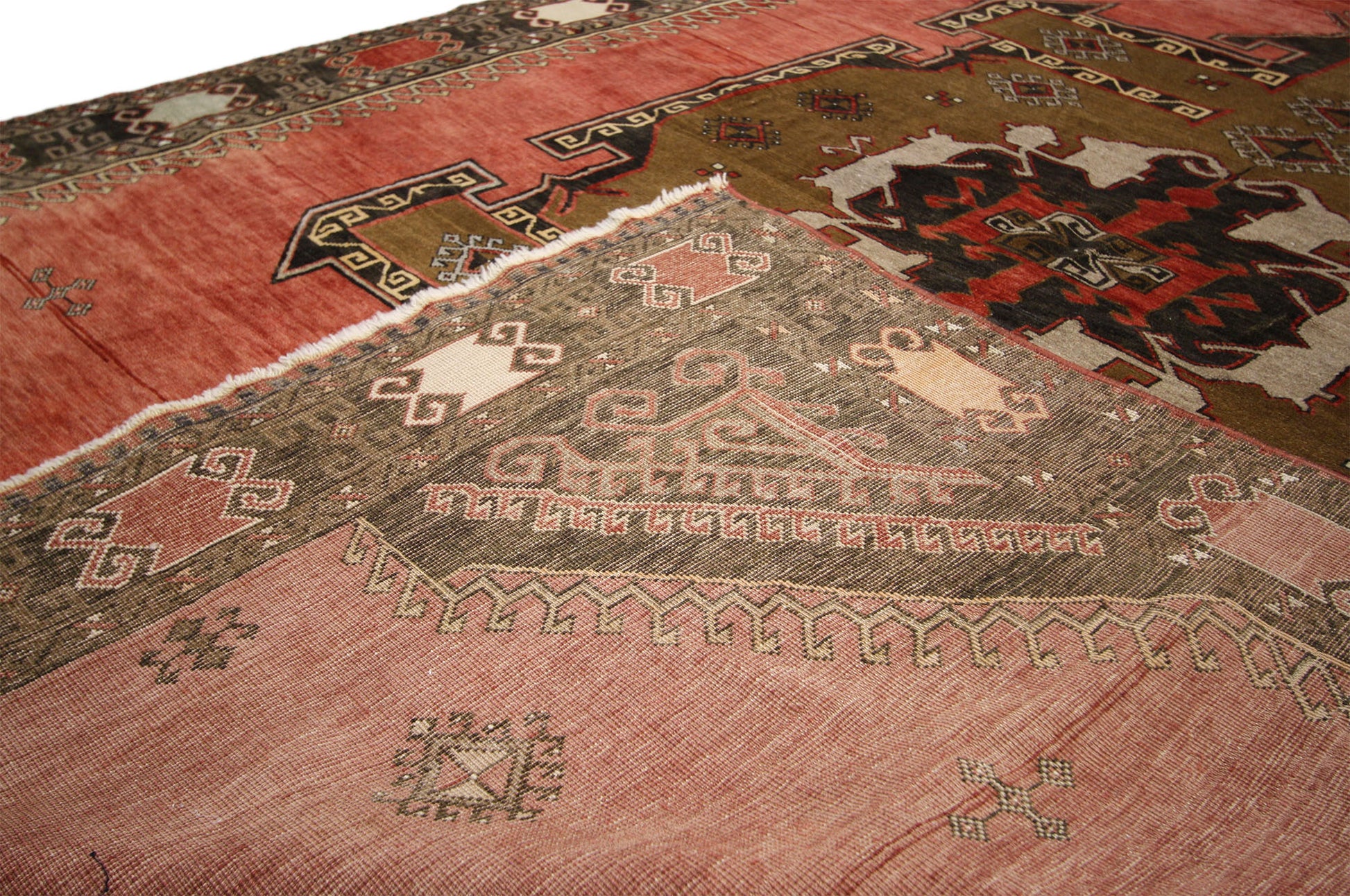 7 x 10 Vintage Oushak Rug 52315