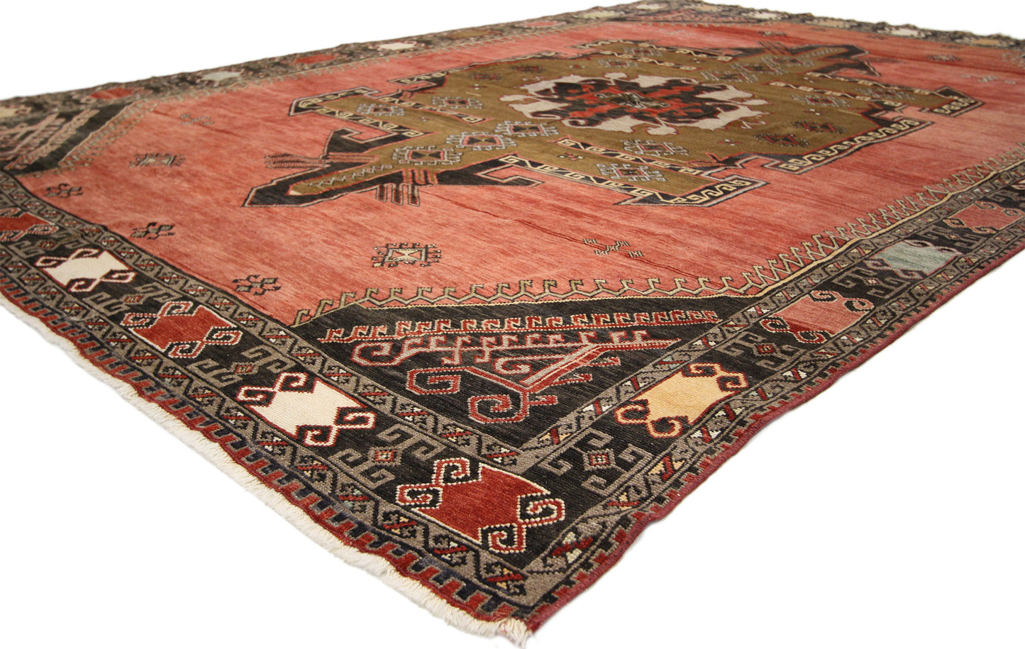 7 x 10 Vintage Oushak Rug 52315