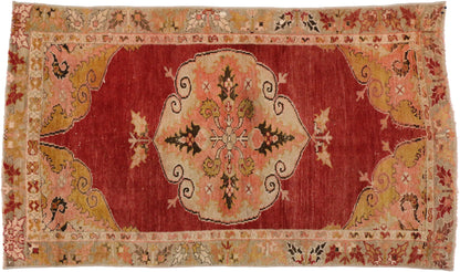 3 x 5 Vintage Turkish Oushak Rug 52317