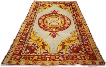 3 x 6 Vintage Oushak Rug 52318