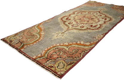 2 x 5 Vintage Turkish Oushak Rug 52322