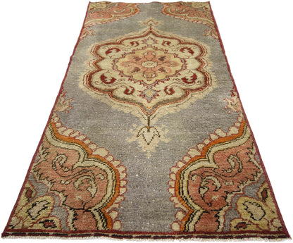 2 x 5 Vintage Turkish Oushak Rug 52322