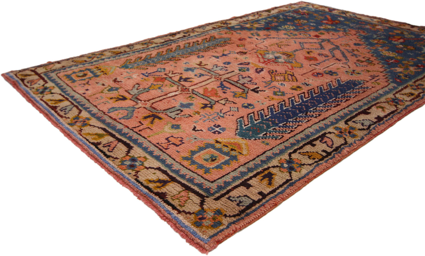 4 x 6 Antique Oushak Rug 52331