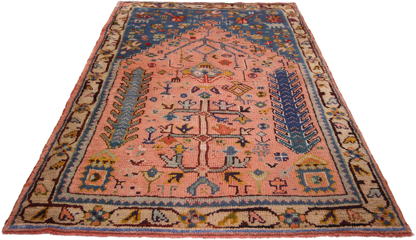 4 x 6 Antique Oushak Rug 52331