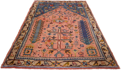 4 x 6 Antique Oushak Rug 52331