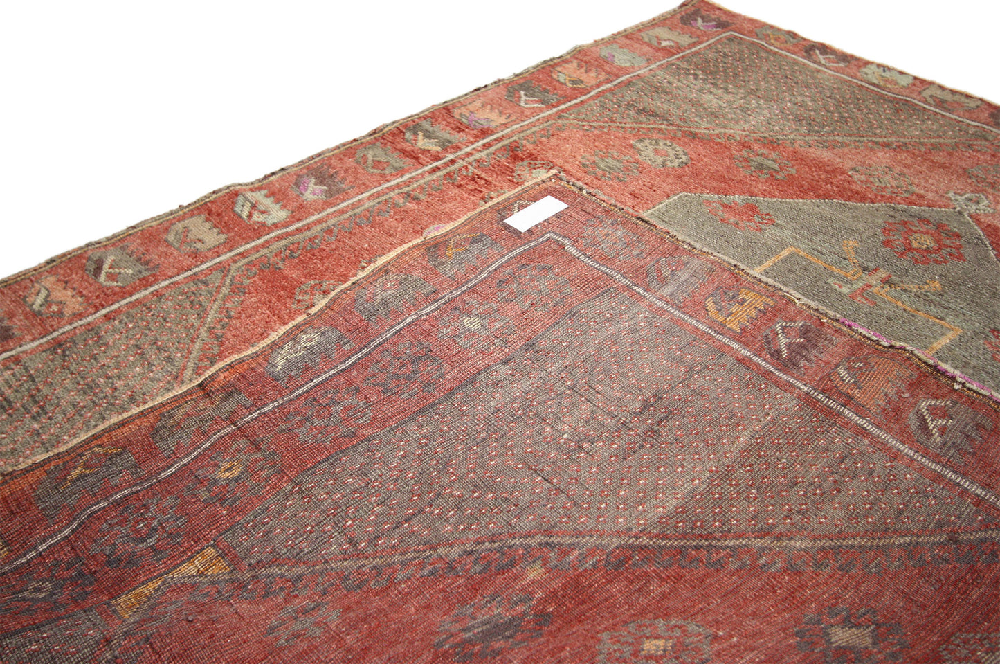 4 x 5 Vintage Turkish Oushak Rug 52334