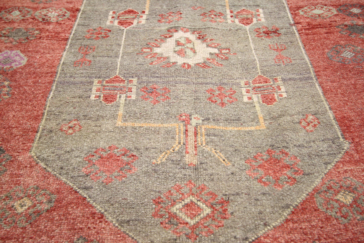 4 x 5 Vintage Turkish Oushak Rug 52334