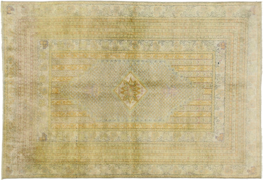 4 x 6 Vintage Oushak Rug 52339