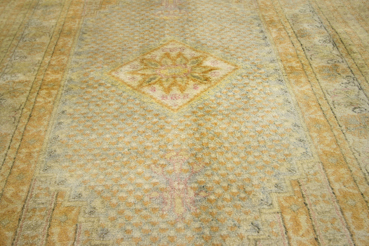4 x 6 Vintage Oushak Rug 52339