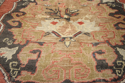 4 x 7 Vintage Turkish Oushak Rug 52341