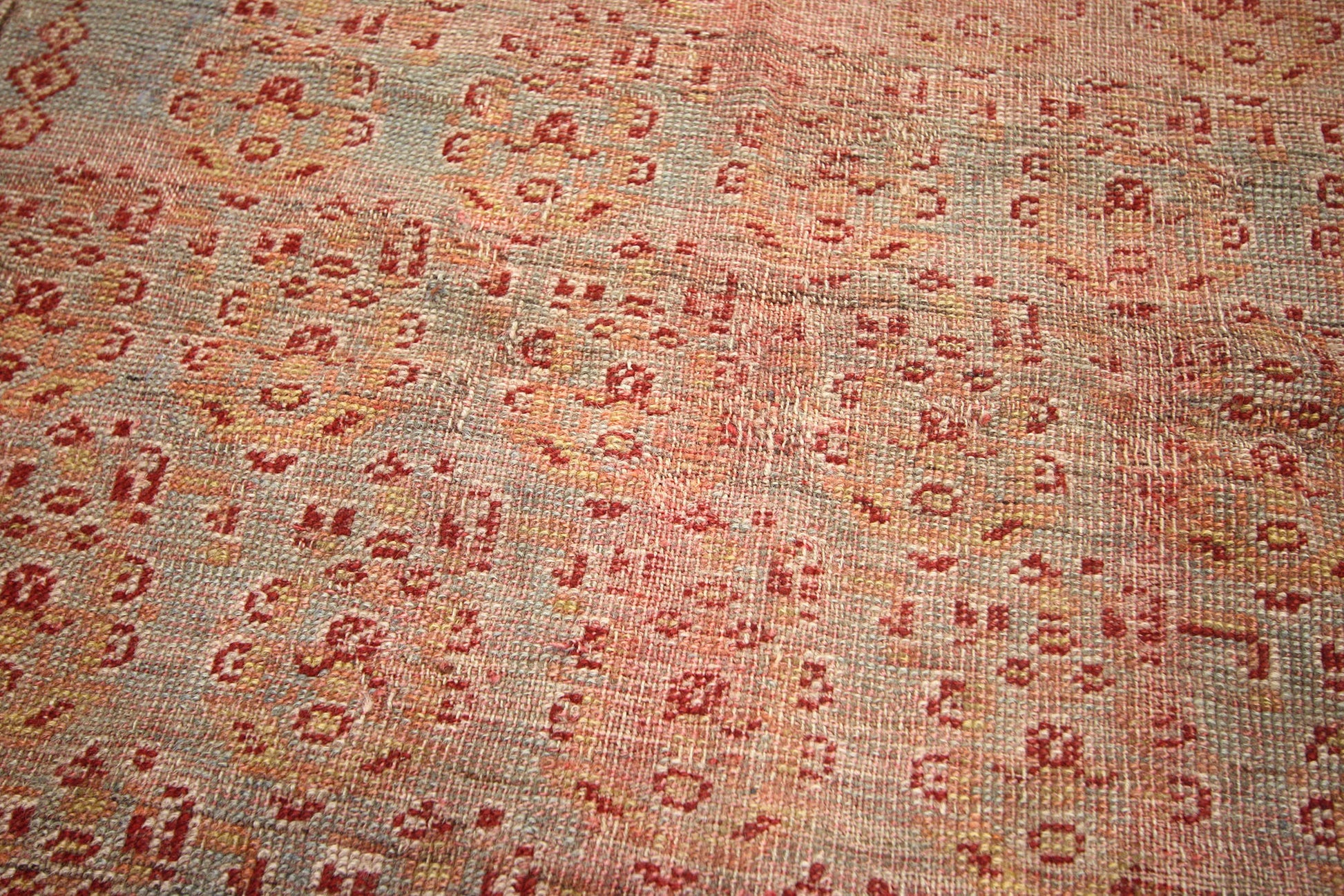 3 x 4 Vintage Oushak Rug 52345