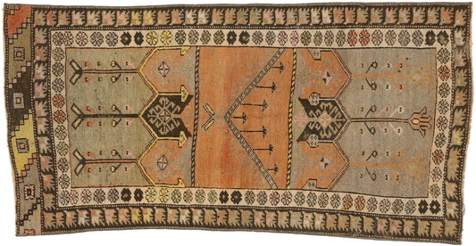 3 x 5 Vintage Oushak Rug 52346