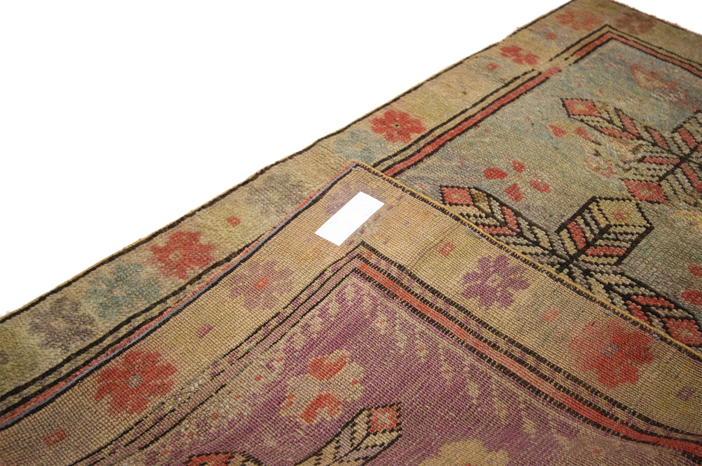 2 x 4 Vintage Turkish Oushak Rug 52347