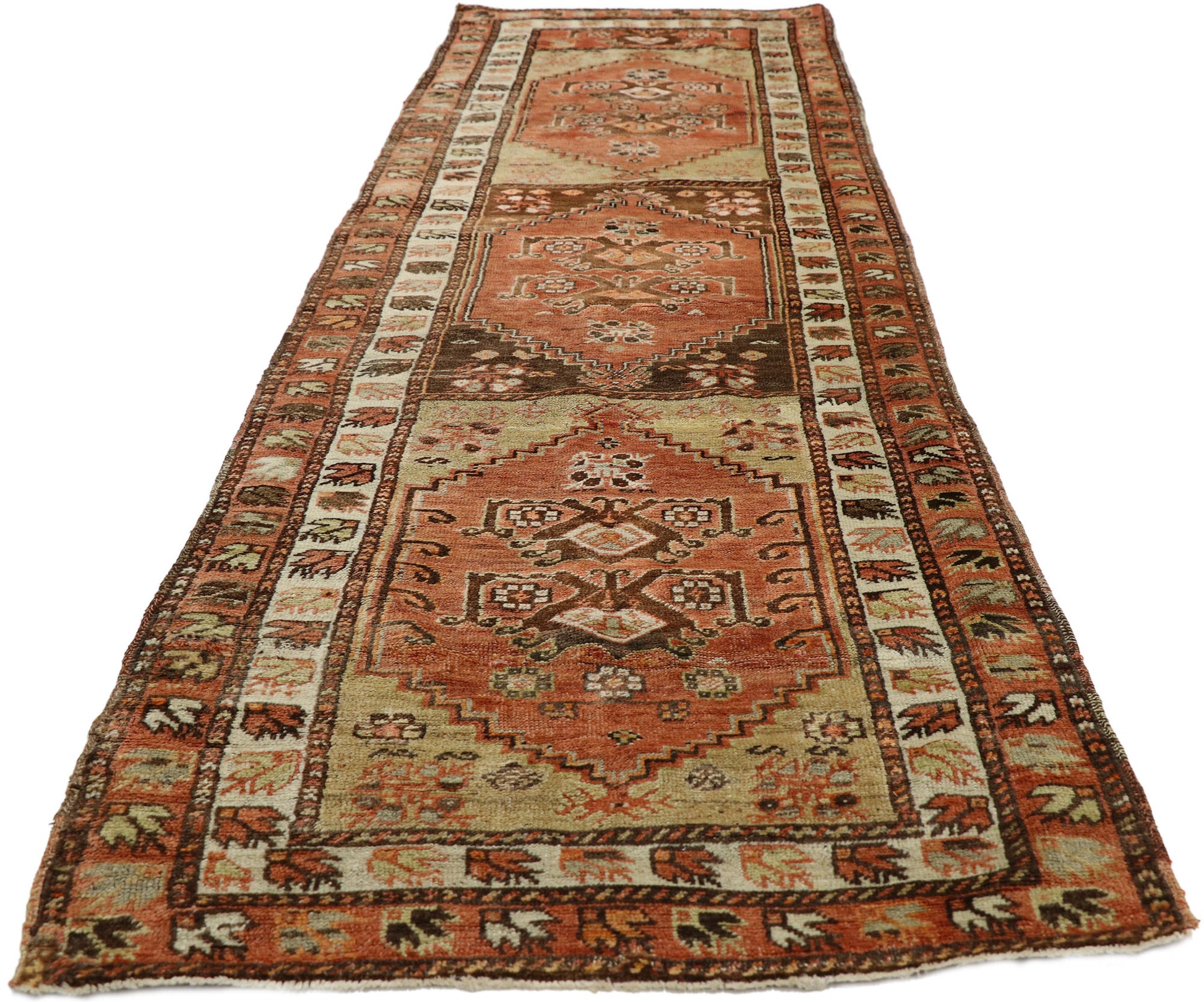 3 x 10 Vintage Oushak Rug 52351