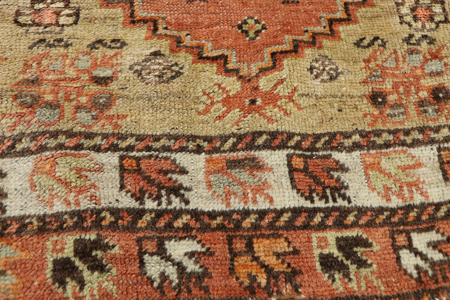 3 x 10 Vintage Oushak Rug 52351