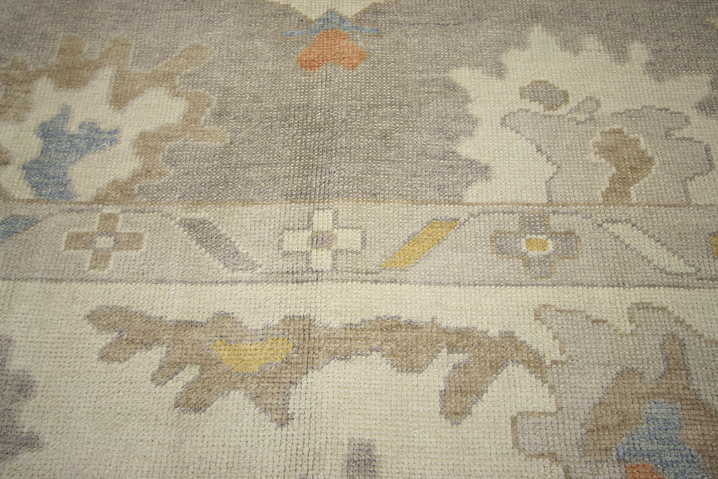 10 x 12 Earth-Tone Turkish Oushak Rug 52355