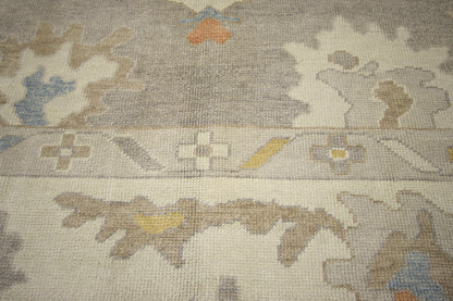 10 x 12 Earth-Tone Turkish Oushak Rug 52355