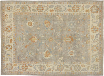 10 x 13 Contemporary Turkish Oushak Rug 52377