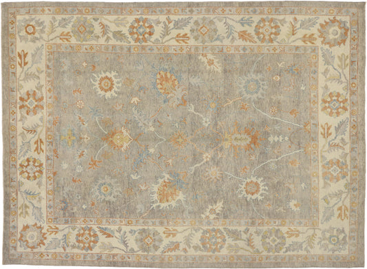 10 x 13 Contemporary Turkish Oushak Rug 52377