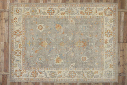 10 x 13 Contemporary Turkish Oushak Rug 52377