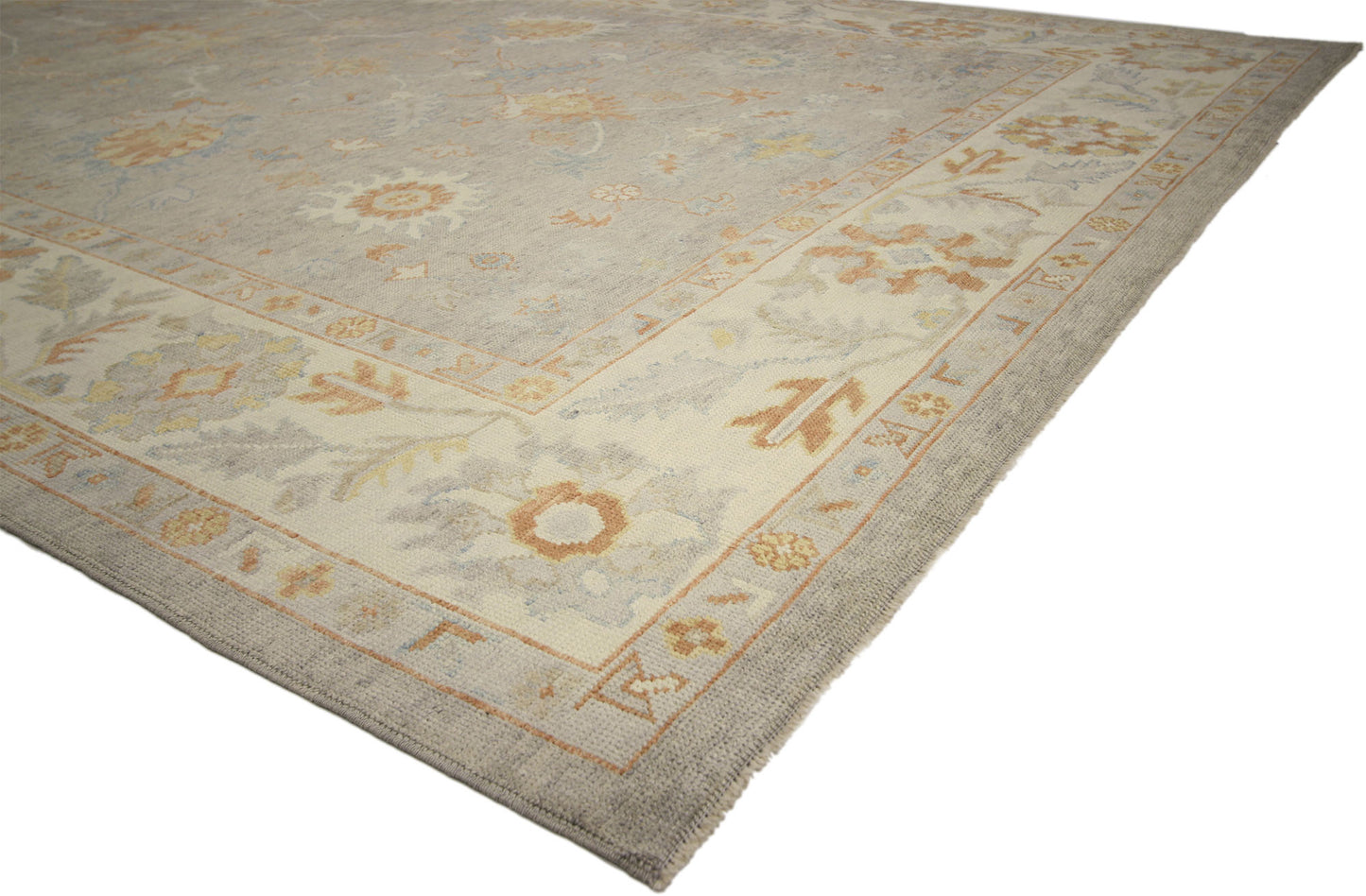 10 x 13 Contemporary Turkish Oushak Rug 52377