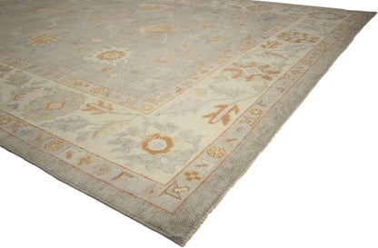 10 x 13 Contemporary Turkish Oushak Rug 52377
