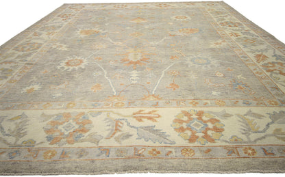 10 x 13 Contemporary Turkish Oushak Rug 52377