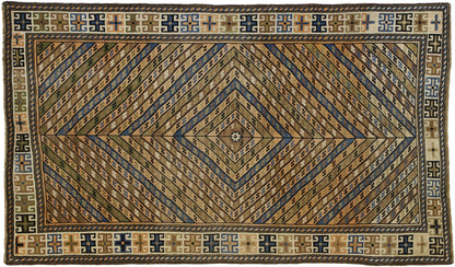 4 x 6 Vintage Oushak Rug 52385