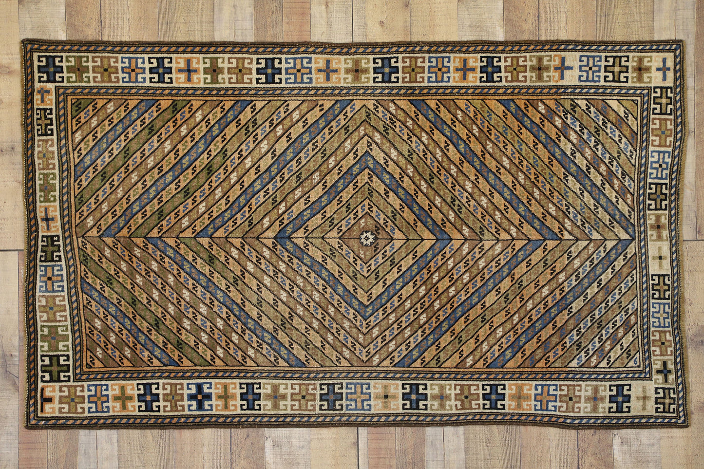 4 x 6 Vintage Oushak Rug 52385