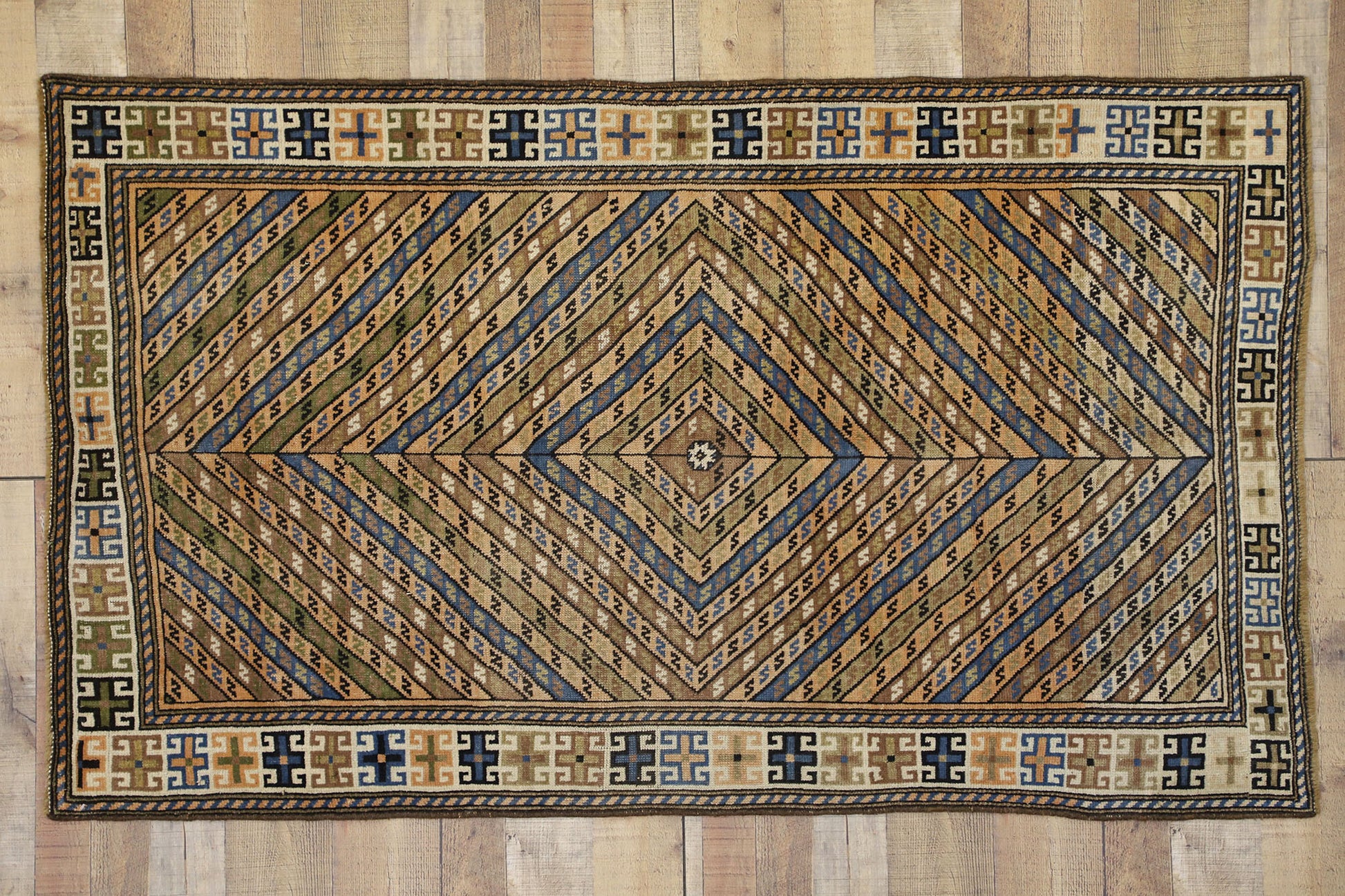 4 x 6 Vintage Oushak Rug 52385