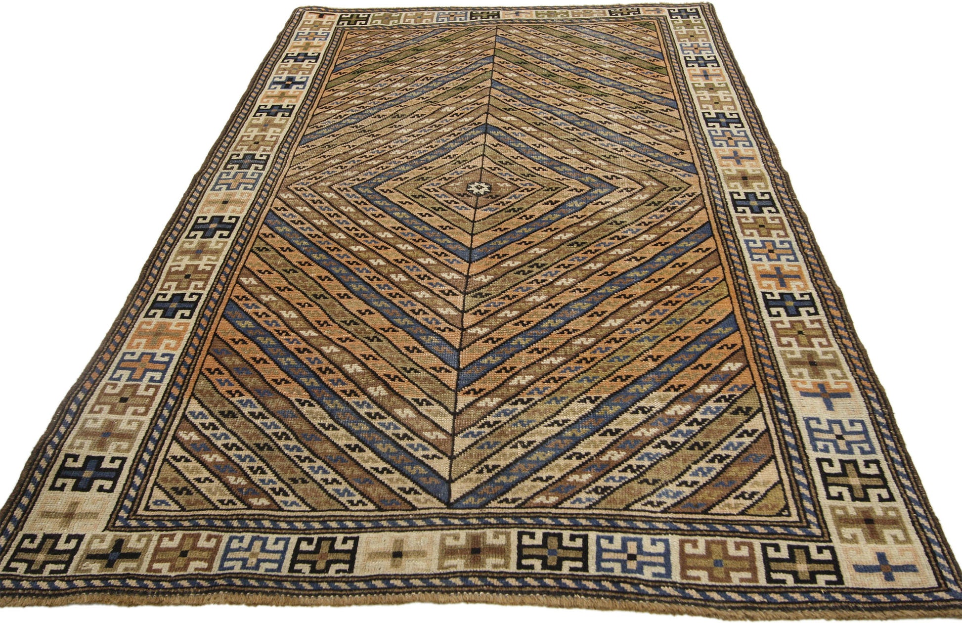 4 x 6 Vintage Oushak Rug 52385