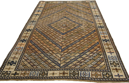 4 x 6 Vintage Oushak Rug 52385