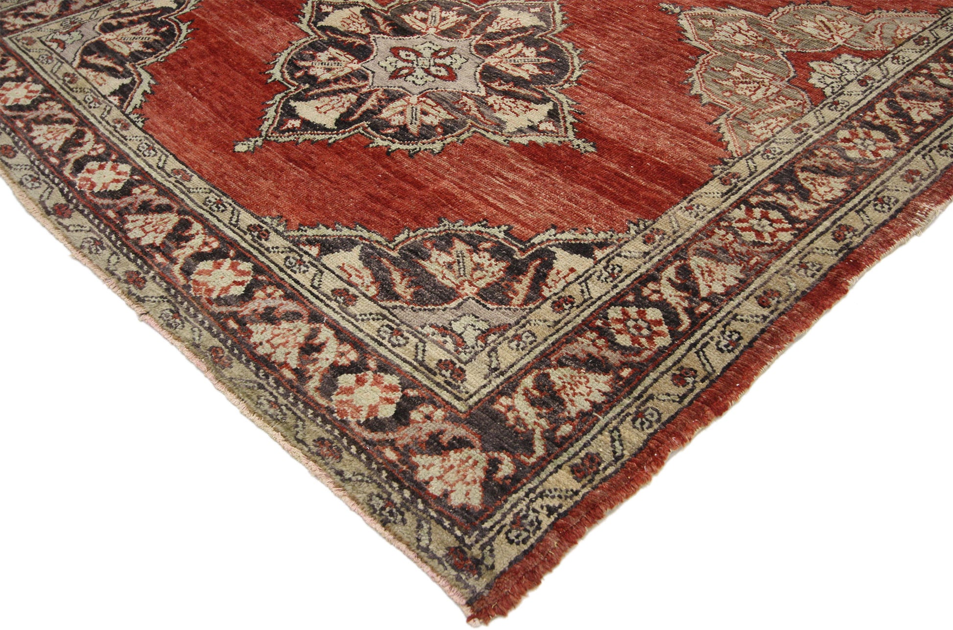 5 x 14 Vintage Oushak Rug 52387