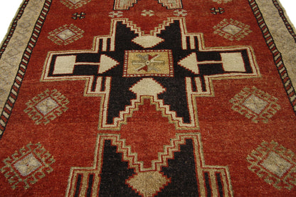4 x 11 Vintage Turkish Oushak Runner 52389