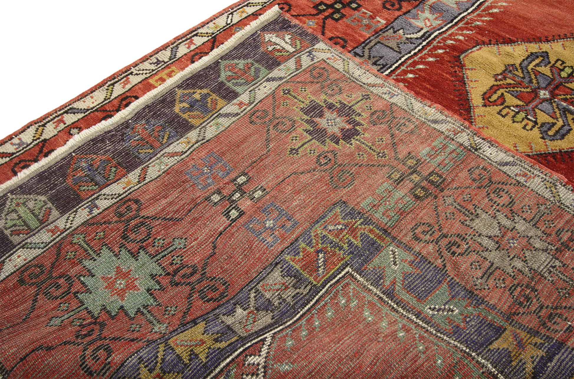 4 x 7 Vintage Oushak Rug 52391