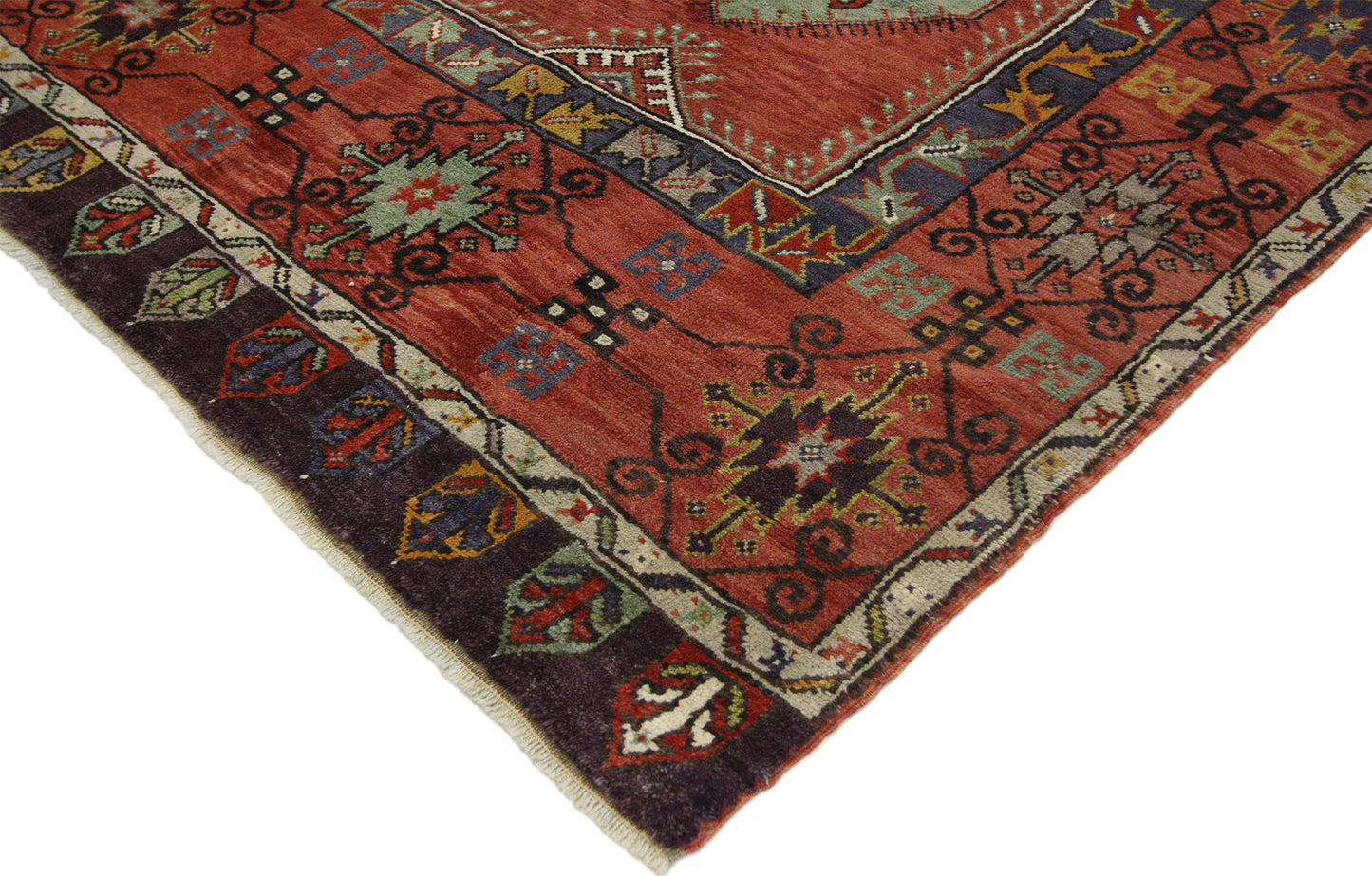 4 x 7 Vintage Oushak Rug 52391